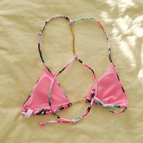 NWOT Victoria's Secret floral gold chain b… - Picture 4 of 4